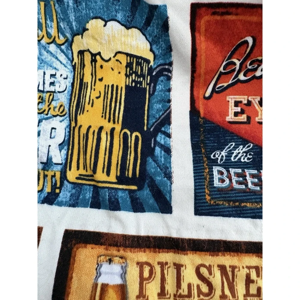 Loudmouth Golf Pants‎ 42x32 (40x30) Beer and Cocktail All Over Print Stretch